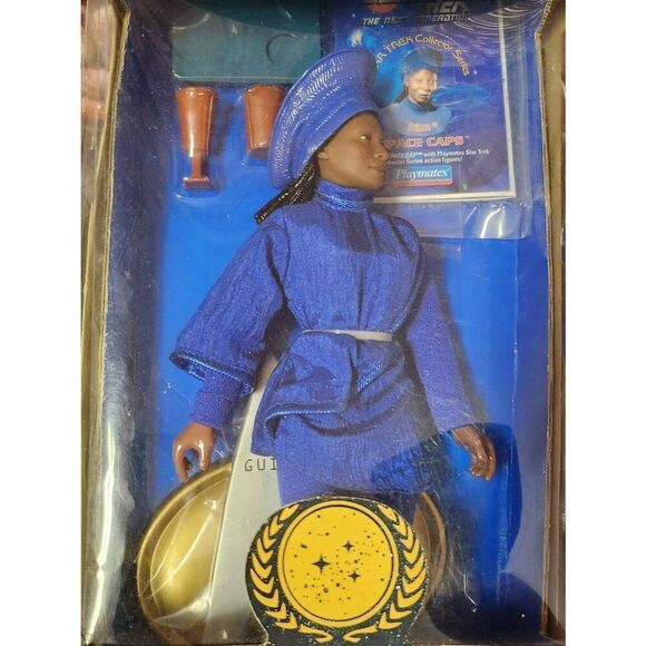 Rare Guinan 9" Star Trek The Next Generation Federation Edition Playmates #A94 - Picture 2 of 8